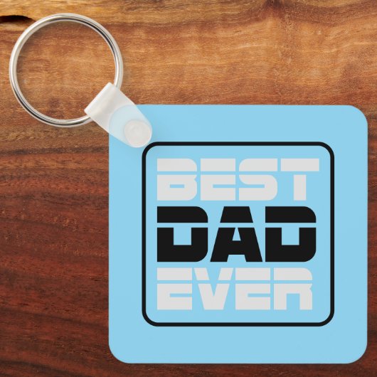 Beste vader ooit T-Shirt Sleutelhanger (Voorkant)