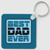 Beste vader ooit T-Shirt Sleutelhanger (Achterkant)