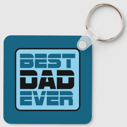 Beste vader ooit T-Shirt Sleutelhanger (Achterkant)