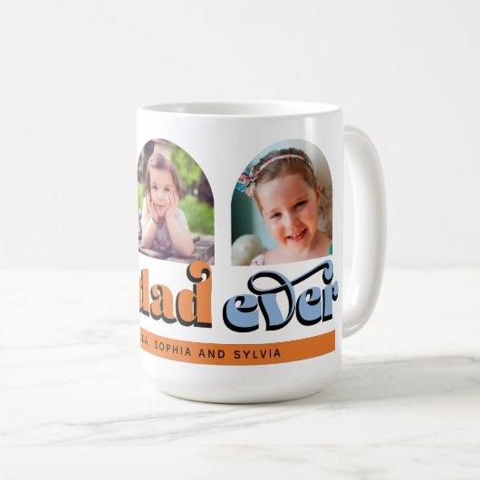 Beste vader ooit Tekst 3 Foto's Koffiemok (Voorkant rechts)