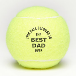 Beste vader ooit tennisballen