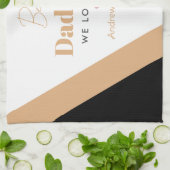 Beste vader ooit theedoek (Gevouwen)