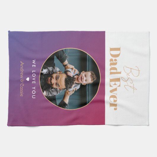 Beste vader ooit theedoek (Horizontaal)