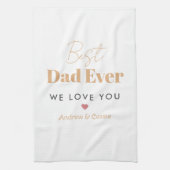 Beste vader ooit theedoek (Verticaal)