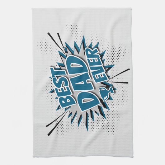 Beste vader ooit theedoek (Verticaal)