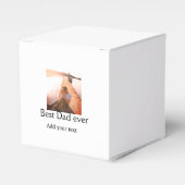 Beste vader ooit toevoegen naam afbeelding vaders  bedankdoosjes (Voorkant Zijde)