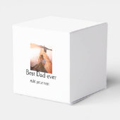 Beste vader ooit toevoegen naam afbeelding vaders  bedankdoosjes (Achterkant)