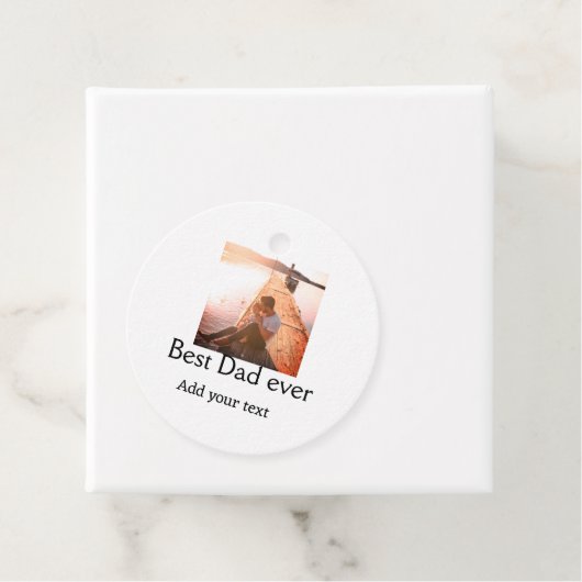 Beste vader ooit toevoegen naam afbeelding vaders  bedankjes labels (In situ)