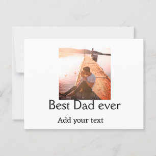 Beste vader ooit toevoegen naam afbeelding vaders  briefkaart
