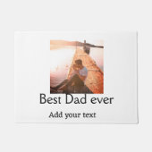 Beste vader ooit toevoegen naam afbeelding vaders deurmat (Voorkant)