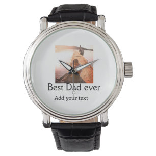 Beste vader ooit toevoegen naam afbeelding vaders  horloge