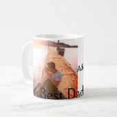 Beste vader ooit toevoegen naam afbeelding vaders  koffiemok (Voorkant links)