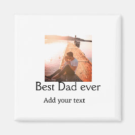 Beste vader ooit toevoegen naam afbeelding vaders  magneet