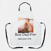 Beste vader ooit toevoegen naam afbeelding vaders schort (Voorkant)