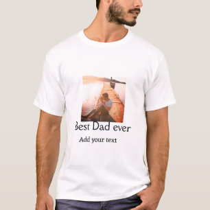 Beste vader ooit toevoegen naam afbeelding vaders t-shirt