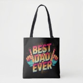 Beste vader ooit tote bag (Voorkant)
