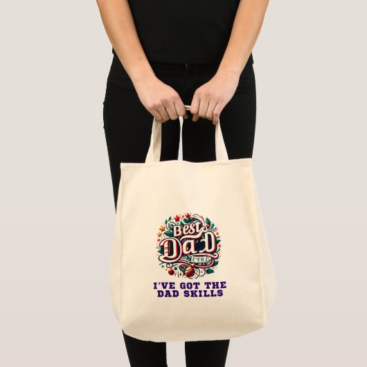 Beste vader ooit tote bag (Voorkant (product))