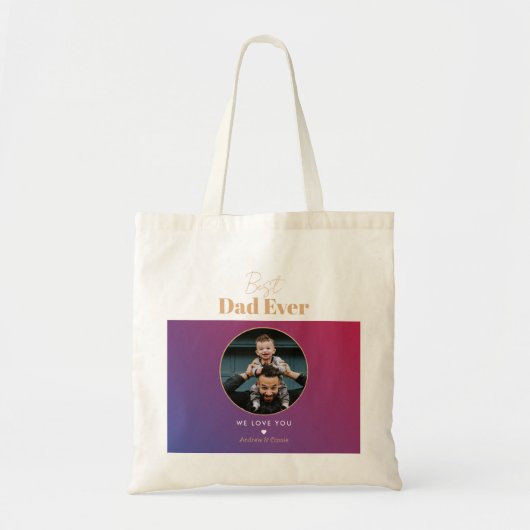Beste vader ooit tote bag (Voorkant)