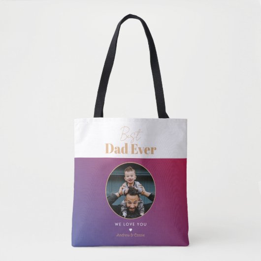 Beste vader ooit tote bag (Voorkant)