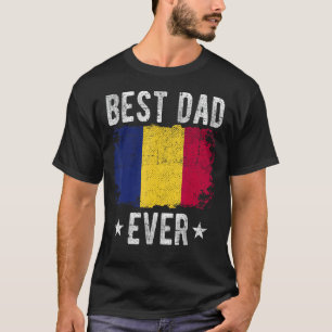 Beste vader ooit Tsjaad Vlag Beste Tsjadische vade T-shirt