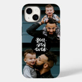 Beste vader ooit twee foto-Vaderdag cadeautjes Case-Mate iPhone Case (Achterkant)