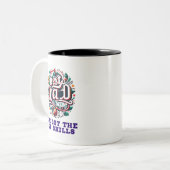 Beste vader ooit tweekleurige koffiemok (Voorkant links)