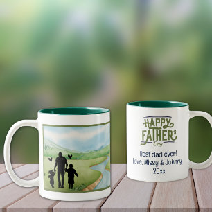 Beste vader ooit! Two-tone koffie Mok