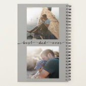 Beste vader ooit Typografie Foto Sjabloon Planner (Achterkant)