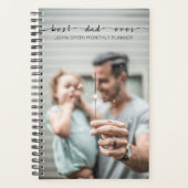 Beste vader ooit Typografie Foto Sjabloon Planner (Voorkant)