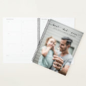 Beste vader ooit Typografie Foto Sjabloon Planner (Display)