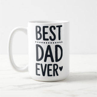 Beste Vader Ooit Typografie Mooie Vaderdag Mok