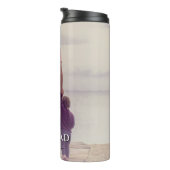 Beste vader ooit Typografie Vader Dag Foto Thermosbeker (Geroteerd rechts)