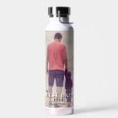 Beste vader ooit Typografie vader Volledige foto Waterfles (Links)