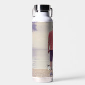 Beste vader ooit Typografie vader Volledige foto Waterfles (Voorkant)