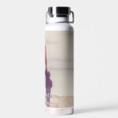 Beste vader ooit Typografie vader Volledige foto Waterfles (Achterkant)