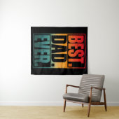 BESTE VADER Ooit TYPOGRAFIE Wandkleed (In Situ (horizontaal))
