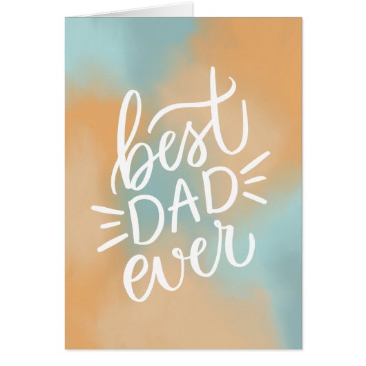 Beste vader ooit. Typografiescript Happy vaders da (Voorkant)