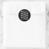 Beste vader ooit - Unieke Vaderdag Mannen Ronde Sticker (Tas)