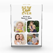 Beste vader ooit vader 4 familie fotoblokken (Voorkant)