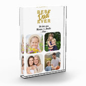 Beste vader ooit vader 4 familie fotoblokken (Links)