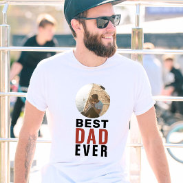 Beste vader ooit Vader Dag Foto T-Shirt