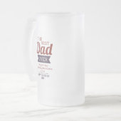 Beste vader ooit Vader Dag Matglas Bierpul (Voorkant links)