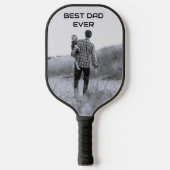 Beste vader ooit vader familie foto's papa pickleball paddle (Voorkant)