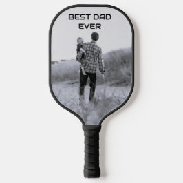 Beste vader ooit vader familie foto's papa pickleball paddle