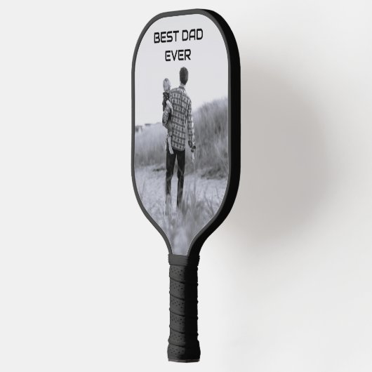 Beste vader ooit vader familie foto's papa pickleball paddle (Links)