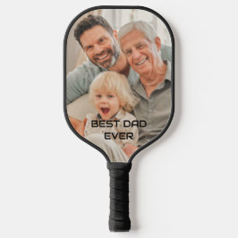 Beste vader ooit vader familie foto's papa pickleball paddle