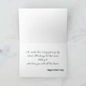 Beste vader ooit vader foto gevouwen vakantie Kaar Feestdagen Kaart (Binnen)