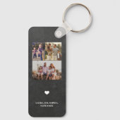 Beste vader ooit vader gepersonaliseerd 5 fotocoll sleutelhanger (Achterkant)