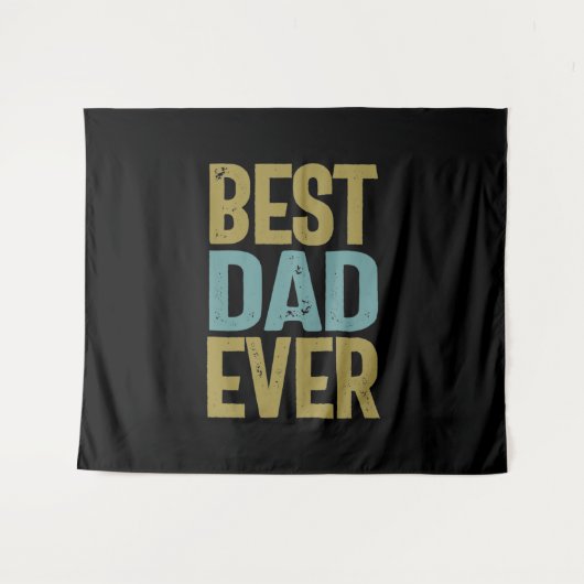 Beste vader ooit | Vader Gift Wandkleed (Voorkant (horizontaal))