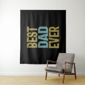 Beste vader ooit | Vader Gift Wandkleed (In situ)